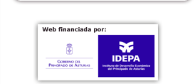 Web subvencionada por Idepa, Gobierno del Principado de Asturias